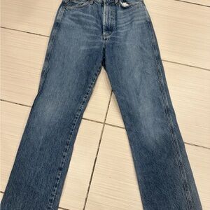 Agolde Denim Jeans. Wide Leg. Pre Owned. Size 24